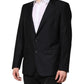 Dolce & Gabbana Dark Blue MARTINI Wool Blazer Coat Jacket