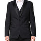 Dolce & Gabbana Dark Blue MARTINI Wool Suit 2 Piece Jacket