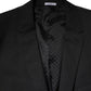 Dolce & Gabbana Dark Gray MARTINI Single Breasted Jacket