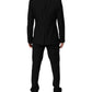 Dolce & Gabbana Black MARTINI Crystal Embellished 3 Pc Suit