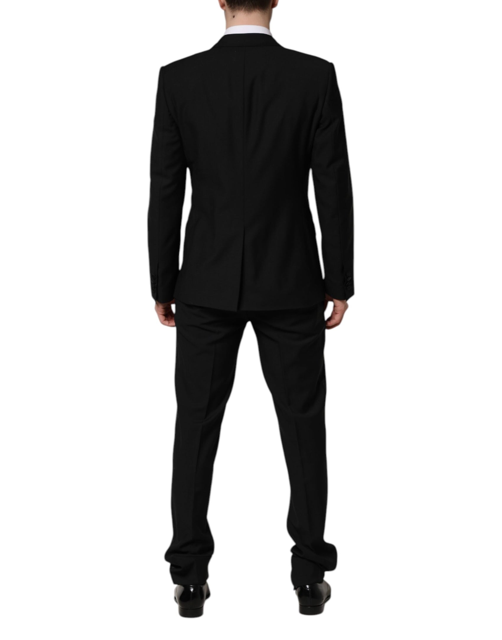 Dolce & Gabbana Black MARTINI Crystal Embellished 3 Pc Suit