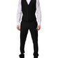 Dolce & Gabbana Black MARTINI Crystal Embellished 3 Pc Suit