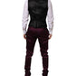 Dolce & Gabbana Dark Purple Silk 3Piece Single Breasted Suit