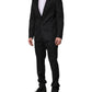 Dolce & Gabbana Dark Gray MARTINI 2 Pc Single Breasted Suit