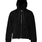 Dolce & Gabbana Black Leopard Full Zip Hooded Sweatshirt Sweater