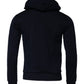 Dolce & Gabbana Black Crown Cotton Hooded Sweatshirt Sweater