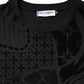 Dolce & Gabbana Black Printed Crew Neck Sweatshirt Sweater