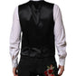 Dolce & Gabbana Dark Brown Dress Formal Men Waistcoat Vest