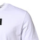 Dolce & Gabbana White Cotton Logo Patch Crew Neck T-shirt