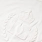 Dolce & Gabbana White Cotton DG Crown Embossed T-shirt