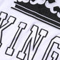 Dolce & Gabbana White Cotton Crown King Embroidery T-shirt