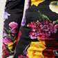 Dolce & Gabbana Multicolor Ortensies Long Sleeves Blouse Top