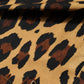 Dolce & Gabbana Brown Leopard Short Sleeve Collared Polo Top