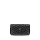 Saint Laurent Black Calf Leather Bos Taurus Shoulder Bag
