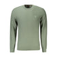 Hugo Boss Green Cotton Men Sweater