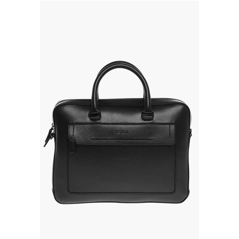 Leather BOLGHERI Bag with Removable Straps