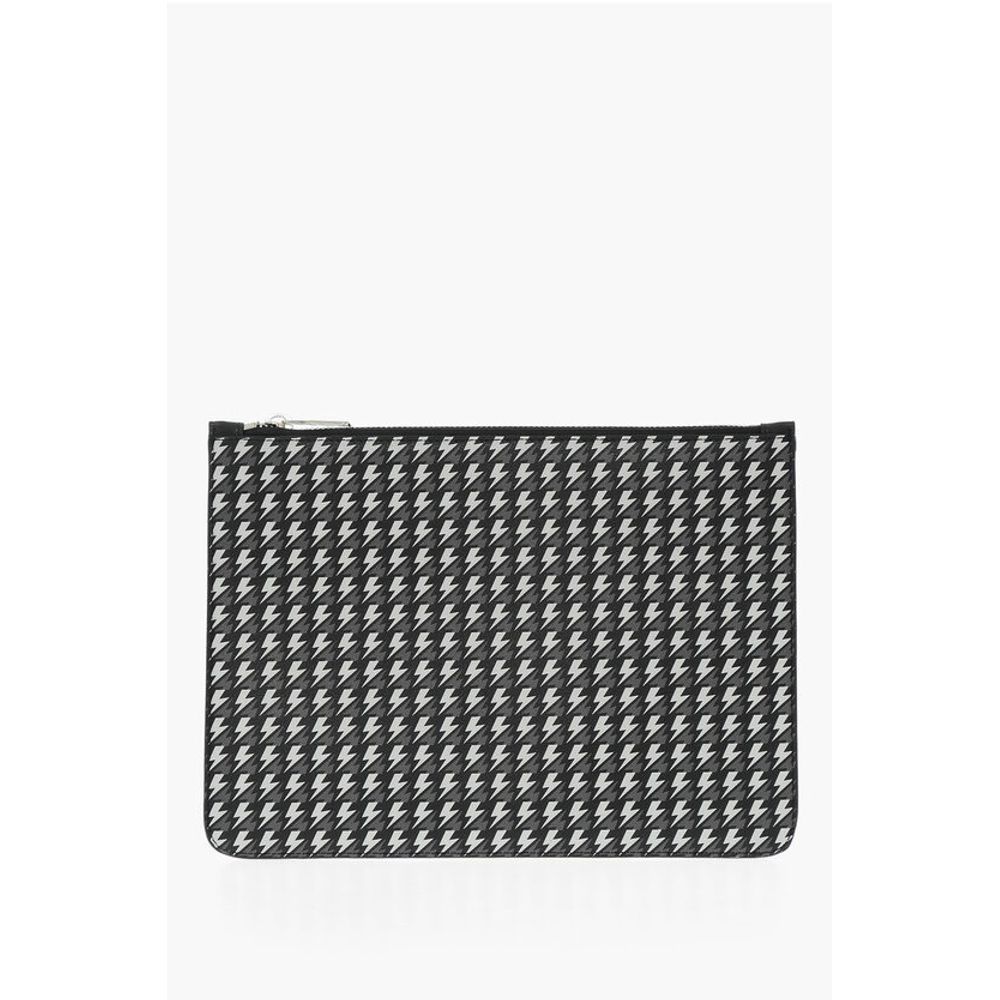 All-Over Logo Leather Pouch