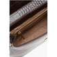 LOVE Faux Leather Bag with Golden Details and Removable Shou