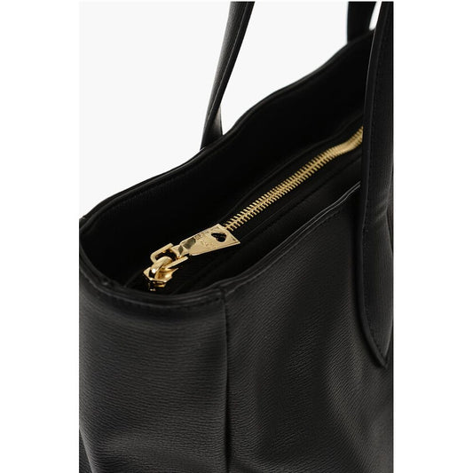 LOVE Faux Leather Tote Bag with Heart Shaped Pouch