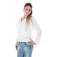 Phard White Cotton Women Jacket