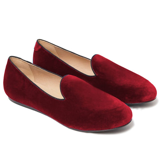 Red Velvet Loafer