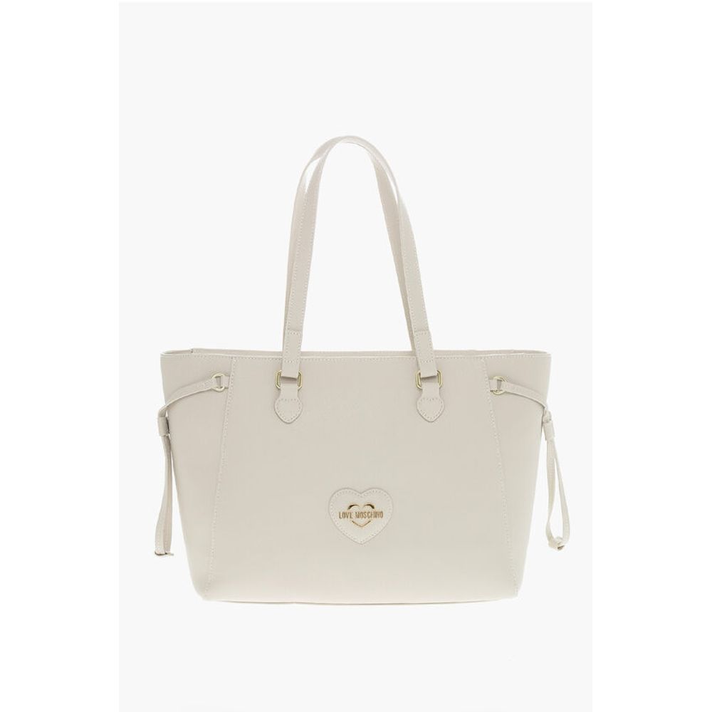 LOVE Saffiano Faux Leather Tote Bag
