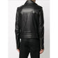 Balmain Black Leather Jacket