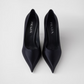 Prada Blue Satin Pumps