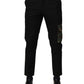 Dolce & Gabbana Black Cotton Cargo Dress Men Pants