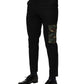 Dolce & Gabbana Black Cotton Cargo Dress Men Pants