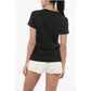 Cotton Crew-neck TRAPANI T-shirt with Contrasting Hearts
