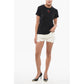 Cotton Crew-neck TRAPANI T-shirt with Contrasting Hearts