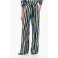 Striped POIROT Pants with Elastic Waistband