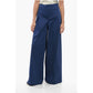 Single Pleated Palazzo Pants with Hidden Closure