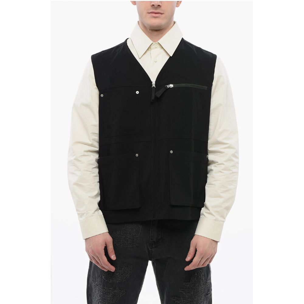MM6 Utility Vest With Zip Closure