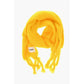Mohair Blend Scarf with Fringed Hems