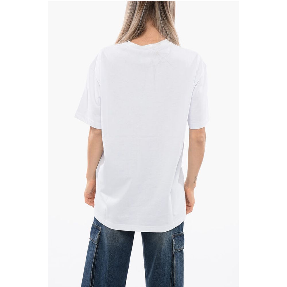 Oversized BERDI T-shirt with Trompe l'oeil Print