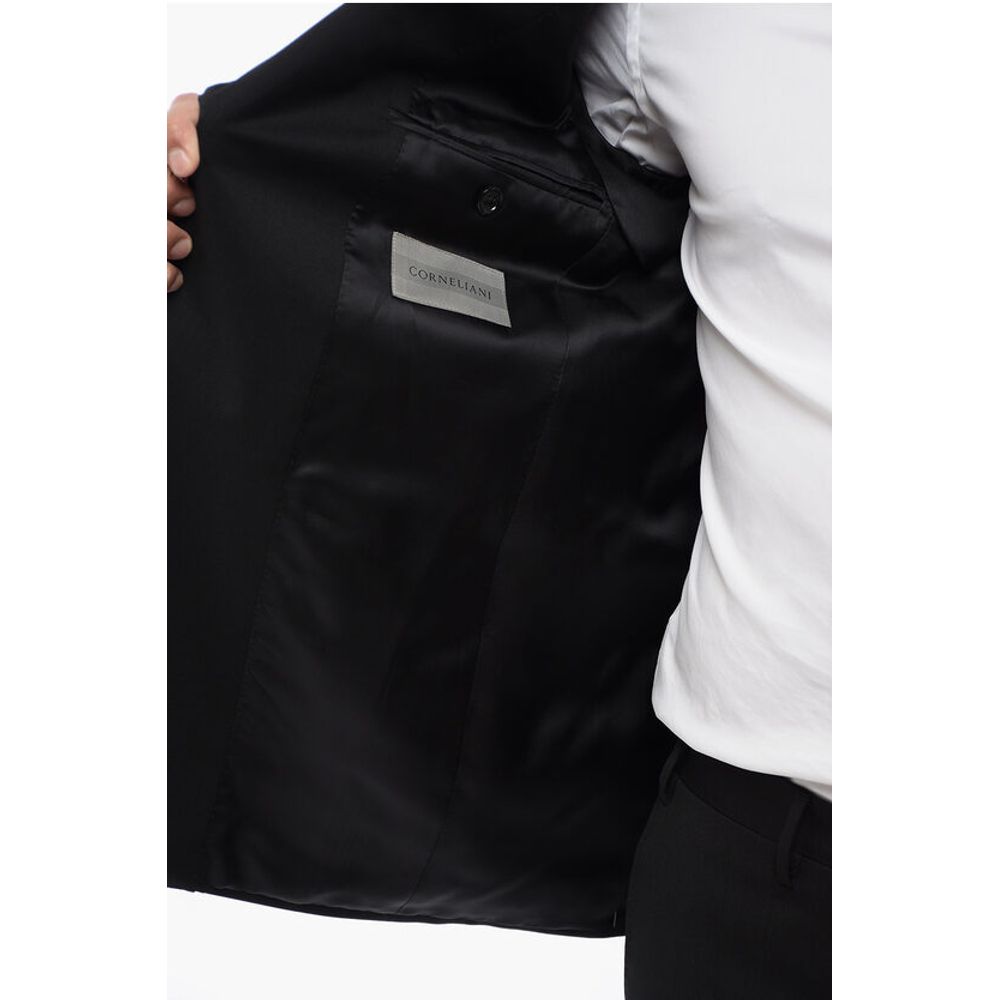 2 Button LEADER Virgin Wool Suit with Flap Pockets