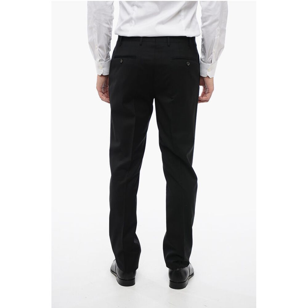 2 Button LEADER Virgin Wool Suit with Flap Pockets
