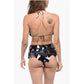 Sequined High-Waisted Bikini Set
