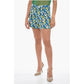 Canapa Shorts with Floral Pattern