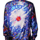 Dolce & Gabbana Multicolor Printed Silk Lounge Casual Shirt