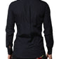 Dolce & Gabbana Dark Blue MARTINI Cotton Dress Formal Shirt
