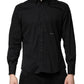 Dolce & Gabbana Black SARTORIA Cotton Formal Men Dress Shirt