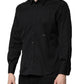 Dolce & Gabbana Black SARTORIA Cotton Formal Men Dress Shirt