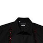 Dolce & Gabbana Black Crystal GOLD Formal Men Dress Shirt