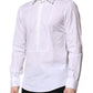 Dolce & Gabbana White Poplin Cotton Formal Men Dress Shirt