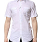 Dolce & Gabbana White Cotton GOLD Short Sleeves Casual Shirt