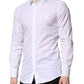 Dolce & Gabbana White GOLD Long Sleeves Men Dress Formal Shirt