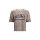 Ganni Leopard print short sleeve Sweater
